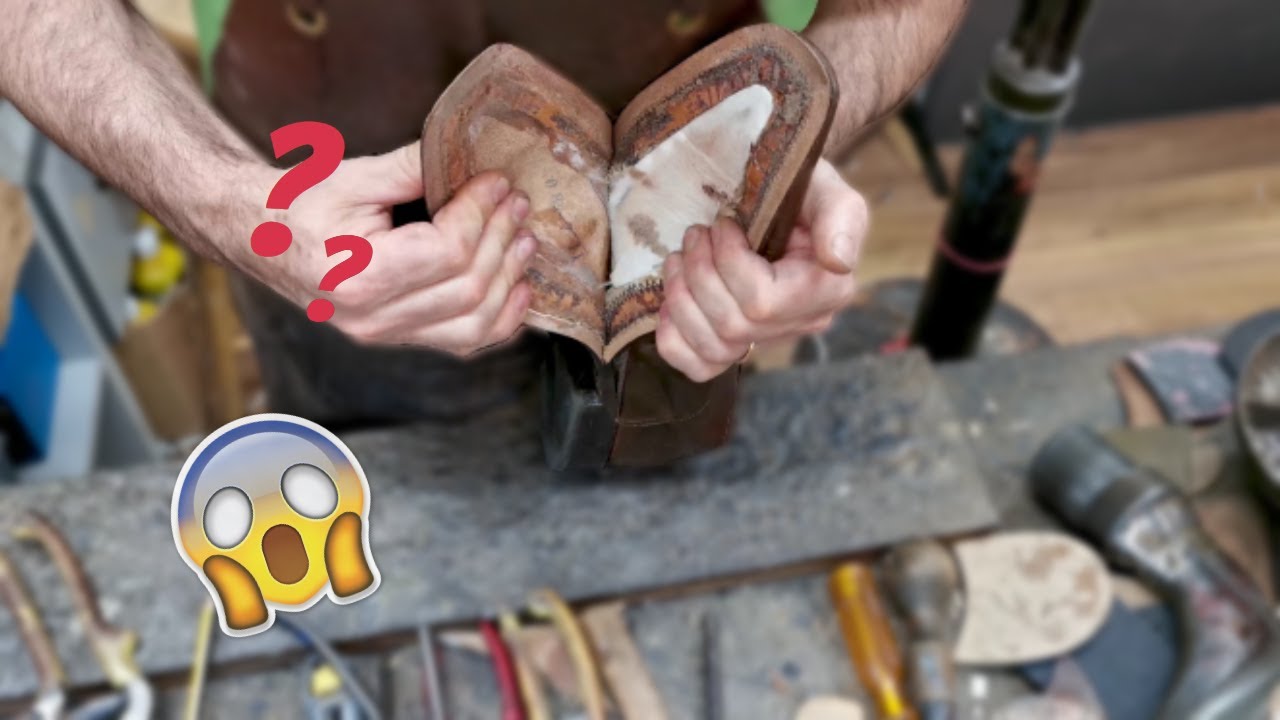 The sole is NOT STITCHED! Shoe repair in blake assembly | leather care and shoe shine