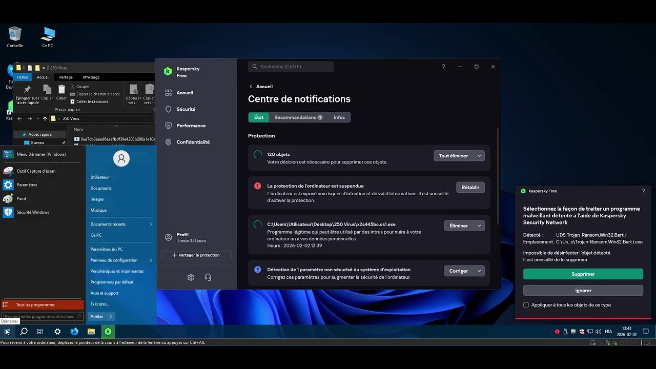 TEST Kaspersky Free 2026