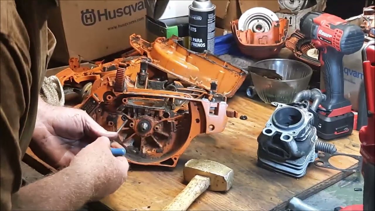 Husqvarna 575, 390 Cases, Gasket, Seals, & Bearing Replacement. Stuffer vs. Non Stuffer Cranks