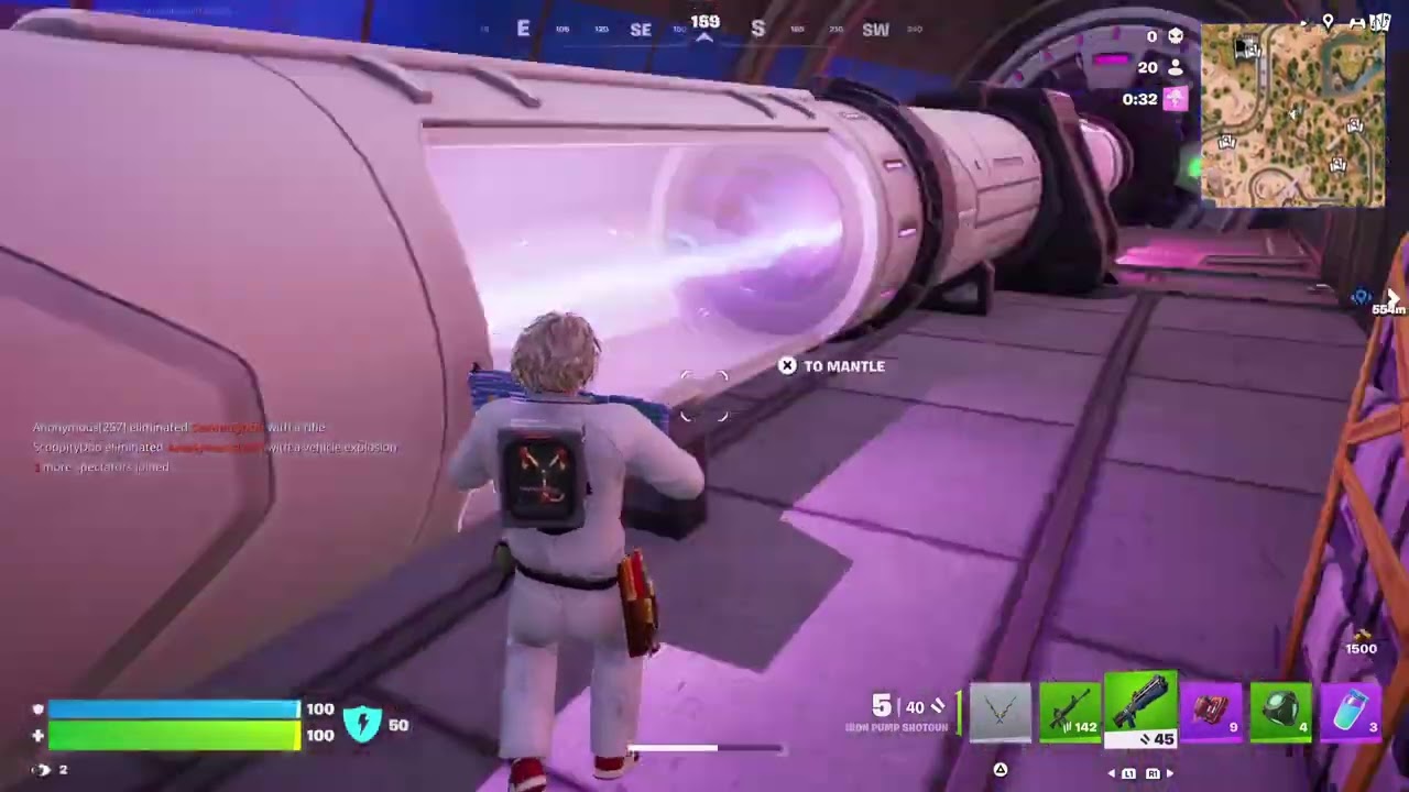 *NEW* BTTF HELMET OFF GLOVES ON DOC BROWN SKIN IN FORTNITE PS5 + A VICTORY ROYALE WIN! (SOLO)