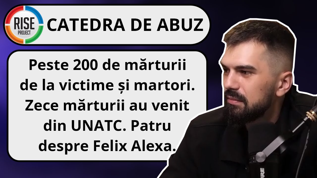 SCANDALUL CU FELIX ALEXA DIN UNATC | ZLĂVOG