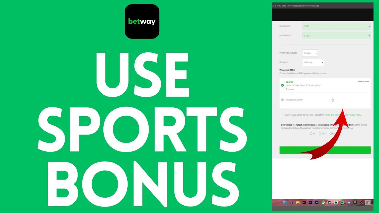 How to Use Sports Bonus on Betway 2024 | Betway Tutorial
