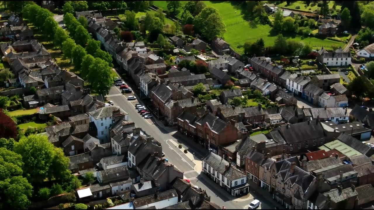 Beautiful Appleby In Westmorland, Cumbria, Spring 2020. 4K 1080p HD.