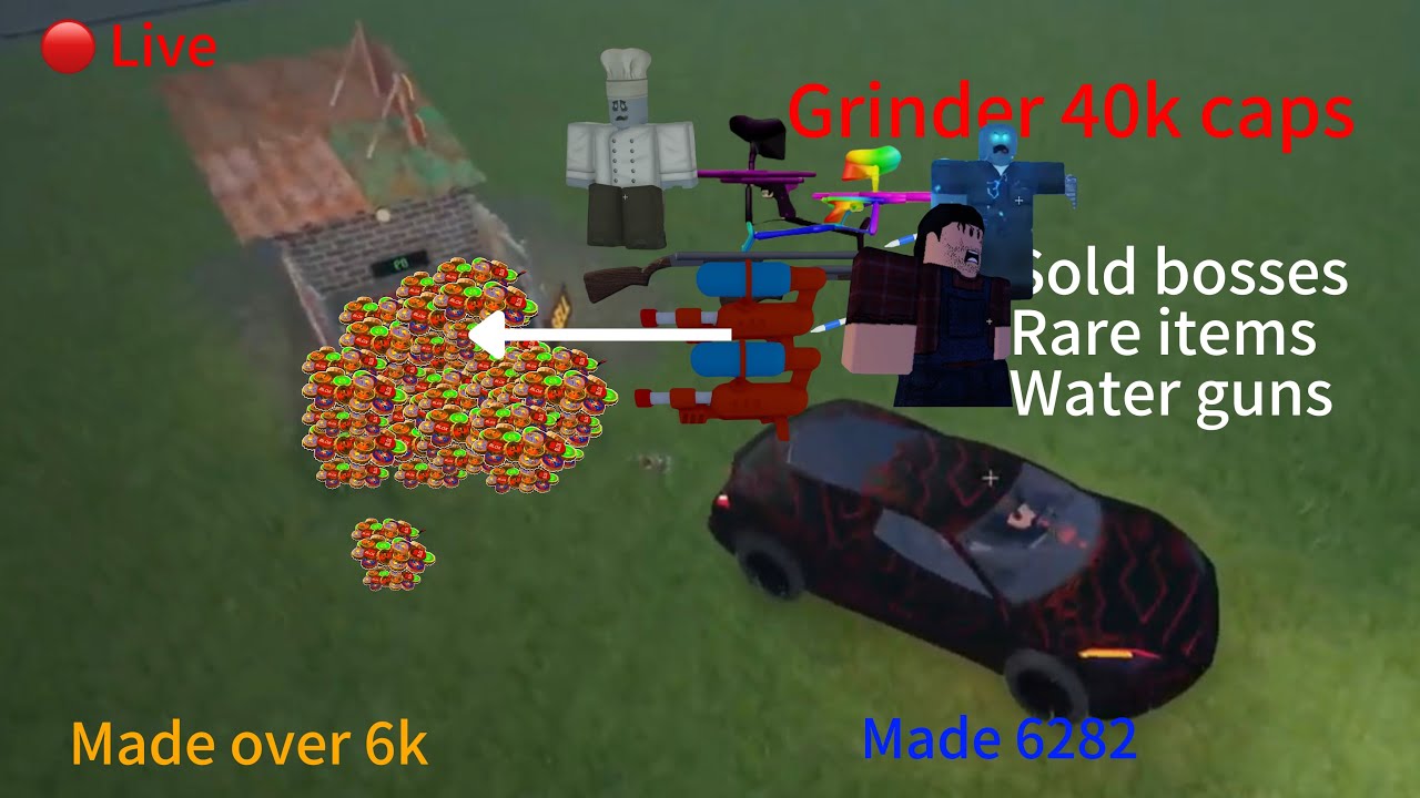 Roblox A Dusty Trip grinding Caps untill i get 40k