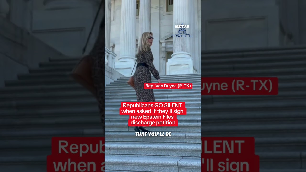 Republicans GO SILENT When Asked About Epstein Petition
