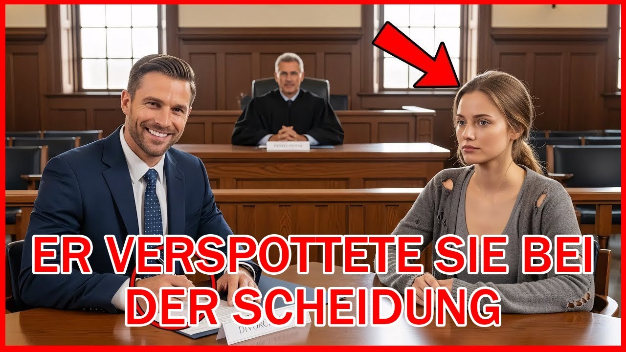 Er verspottete sie bei der Scheidung, bis der Richter das Testament ihres Vaters verlas