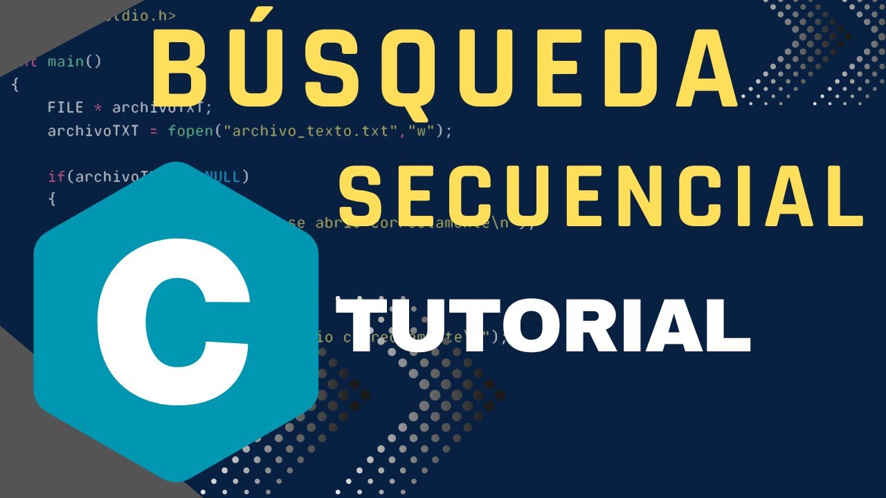 Programación en C: Busqueda secuencial