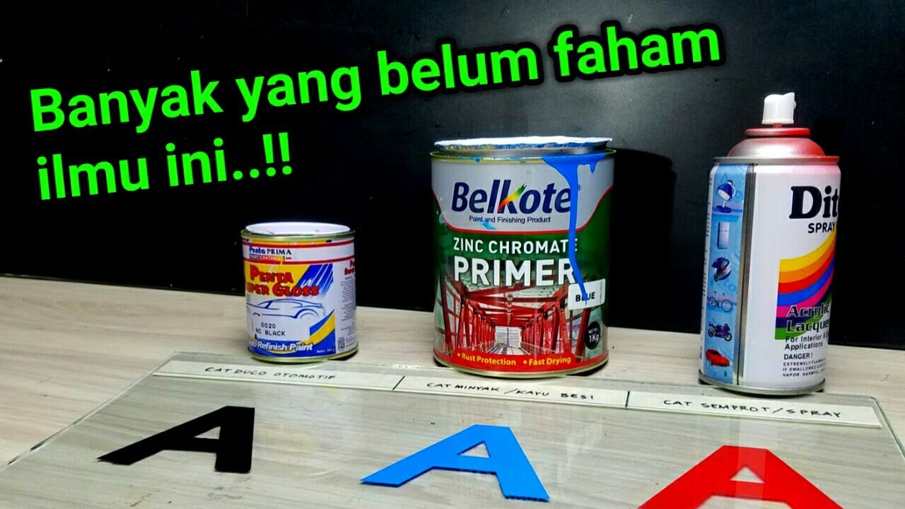 Penting diketahui..!! Jenis cat yang cocok untuk kaca dengan daya rekat kuat tidak mudah terkelupas