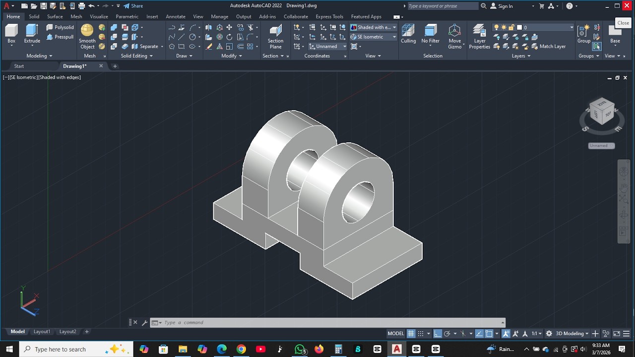 AUTOCAD 3D REVISION QUESTION