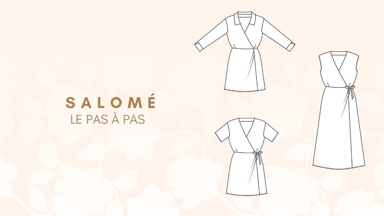 TUTO COUTURE : la robe portefeuille Salomé