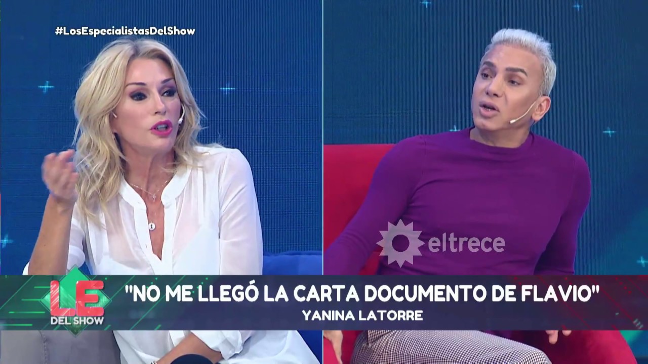 La reacción de Yanina Latorre al saber que Flavio Mendoza le mandó una carta documento