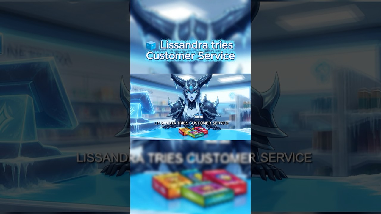 Lissandra's New Job... As a RETAIL CASHIER?! 🥶 (League of Legends) #leagueoflegends