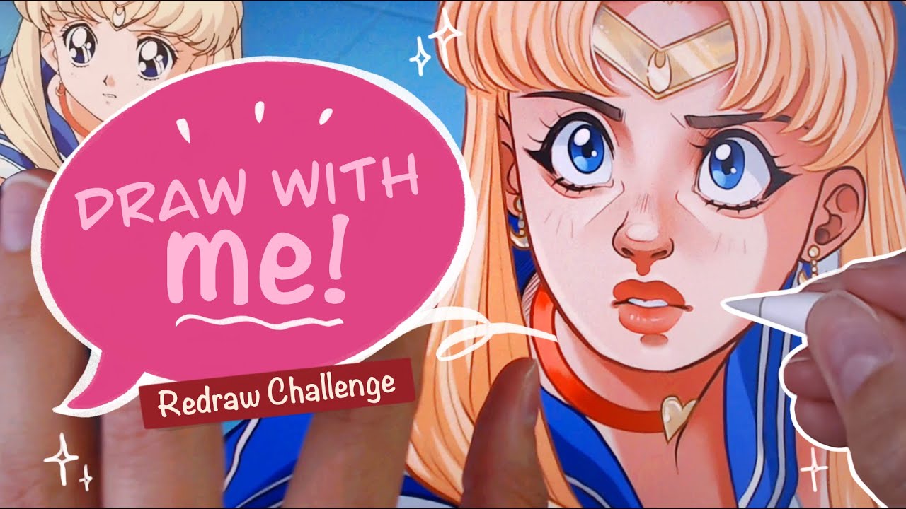 Draw with Me # 03 | Redraw Challenge 😰 Will Art Channels die in 2020?