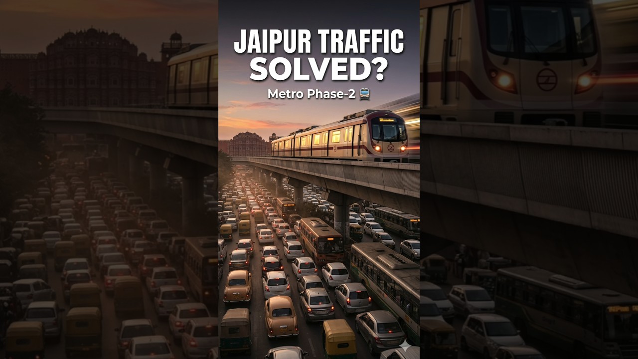 Jaipur Traffic SOLVED? Metro Phase 2 Approved!&rdquo;