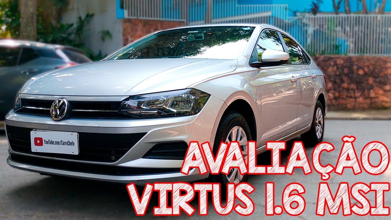 Avaliação VW Virtus MSI 1.6 MANUAL 2020 - a versão de entrada e mais barata do VIRTUS Volkswagen