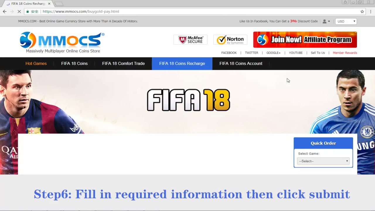 FIFA 18 Points best site: buy cheap FIFA 18 Coins Recharge from MMOCS com 100% Safe & Fast Delivery