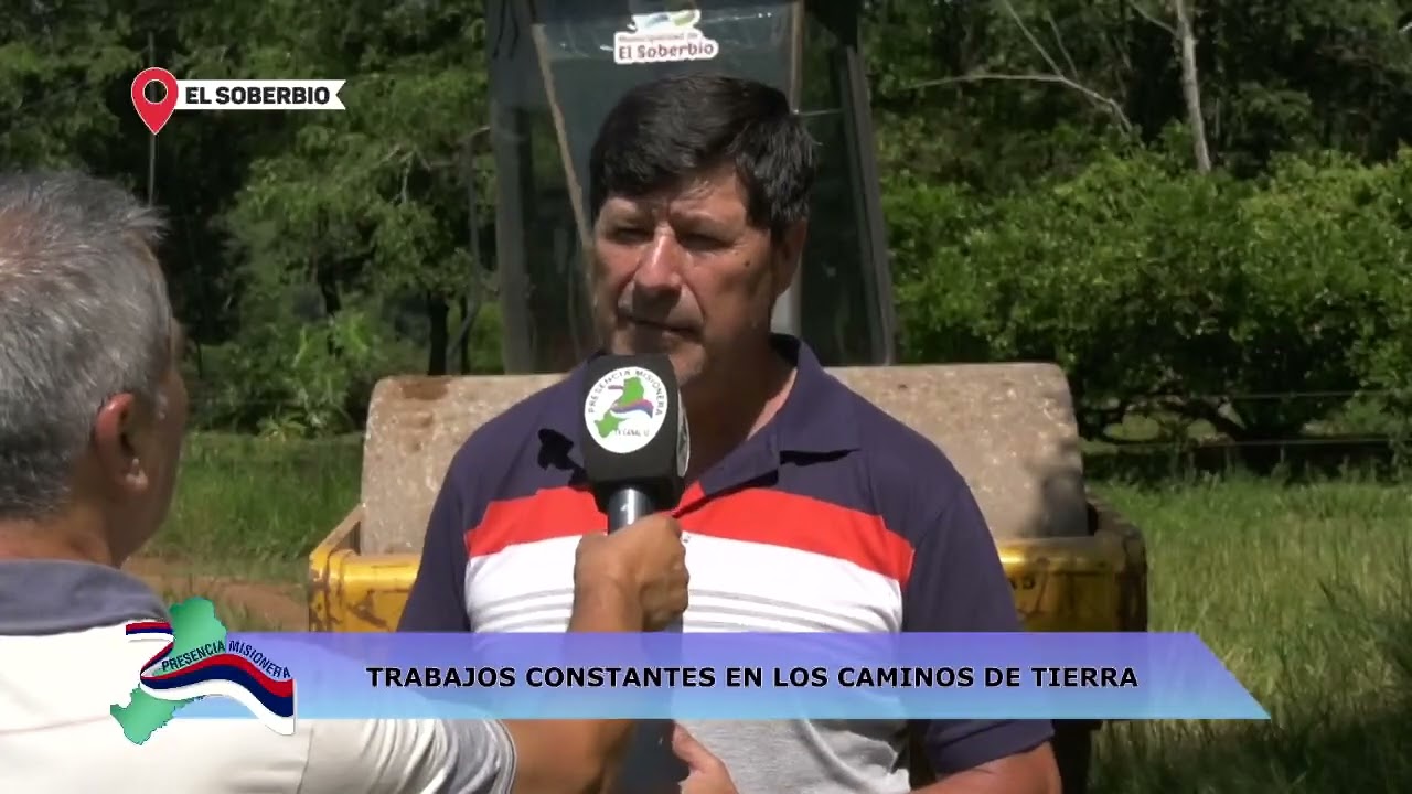 EL SOBERBIO: TRABAJOS CONSTANTES EN LOS CAMINOS DE TIERRA