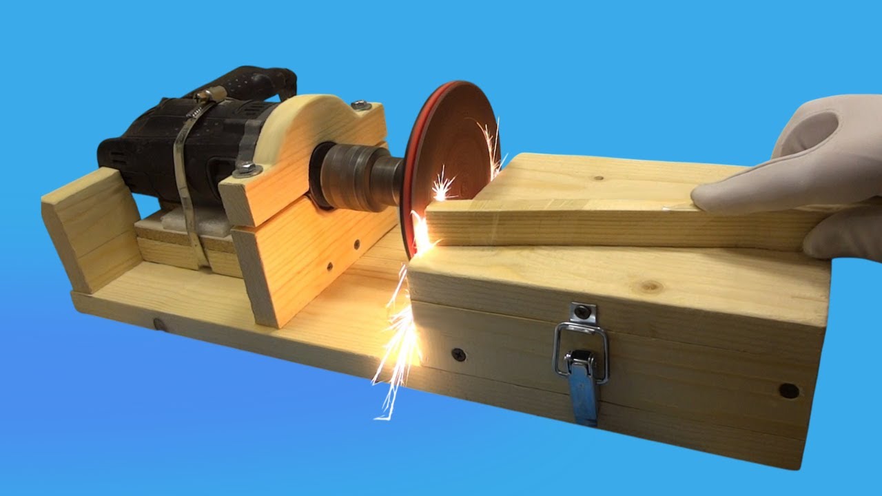 You Won’t Believe What You Can Make at Home from an Old Drill for $10 — A Working Disc Sander