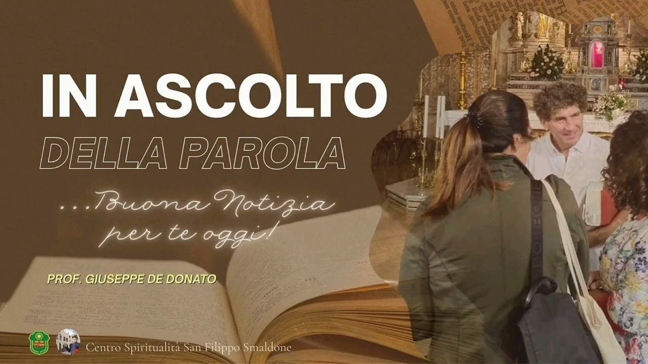 19 Gennaio In ascolto della Parola di oggi - Prof. Giuseppe De Donato