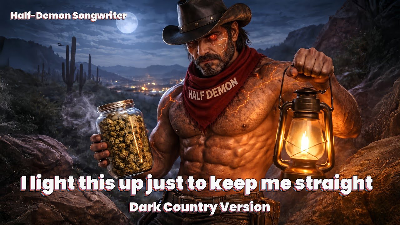 I Light This Up Just to Keep Me Straight | Dark Country  #countrymusic #outlawcountry 