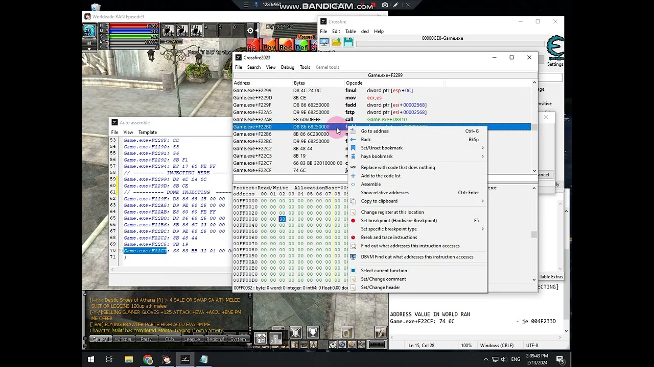 WORLD RAN EP9  CUT SKILL TUTORIAL WITH BYPASS