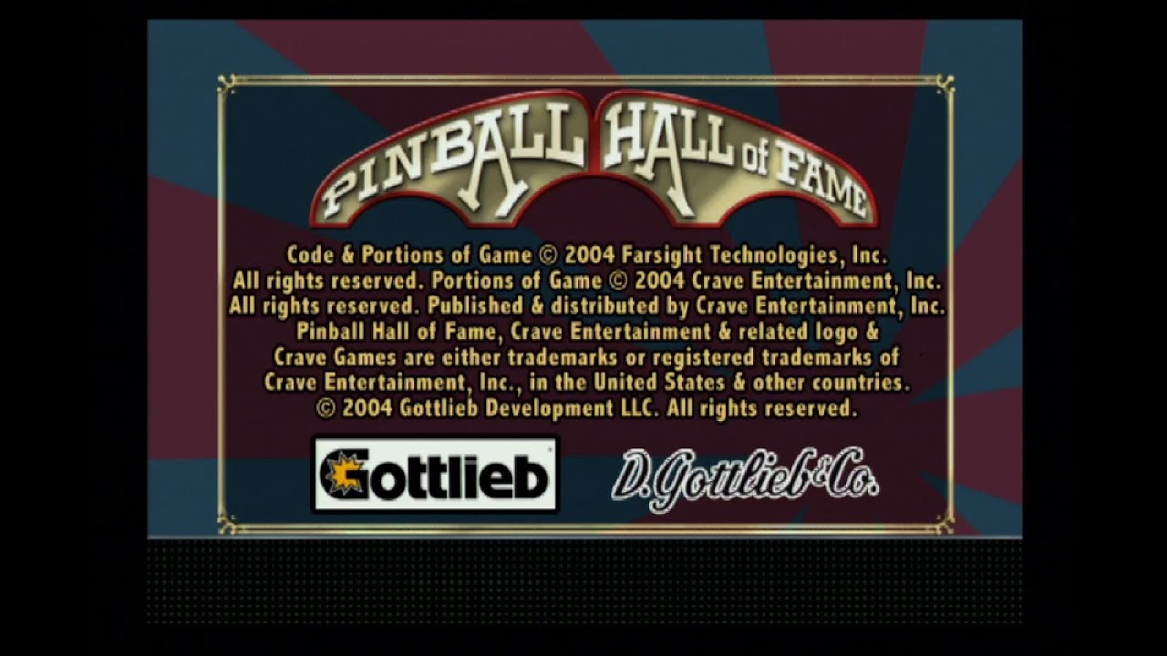 #Played | PS2 | Pinball Hall of Fame The Gottlieb Collection | Tables walktrough and sample gameplay