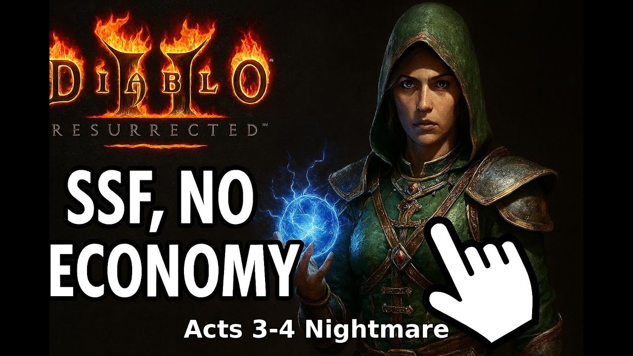 Diablo 2: Resurrected: No2514 - Economy-Free Adventures - Hydra Sorc - Act 3-4 Nightmare
