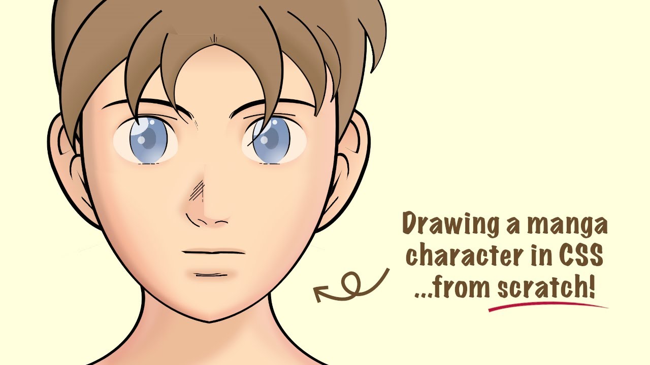 Drawing a manga character with CSS... from scratch!
