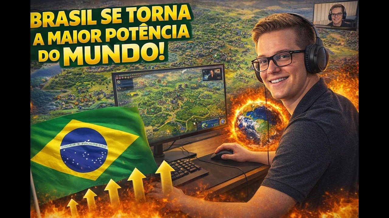 EP-1    TRANSFORMANDO O BRASIL EM UMA SUPER POTENCIA!! Civilization VI