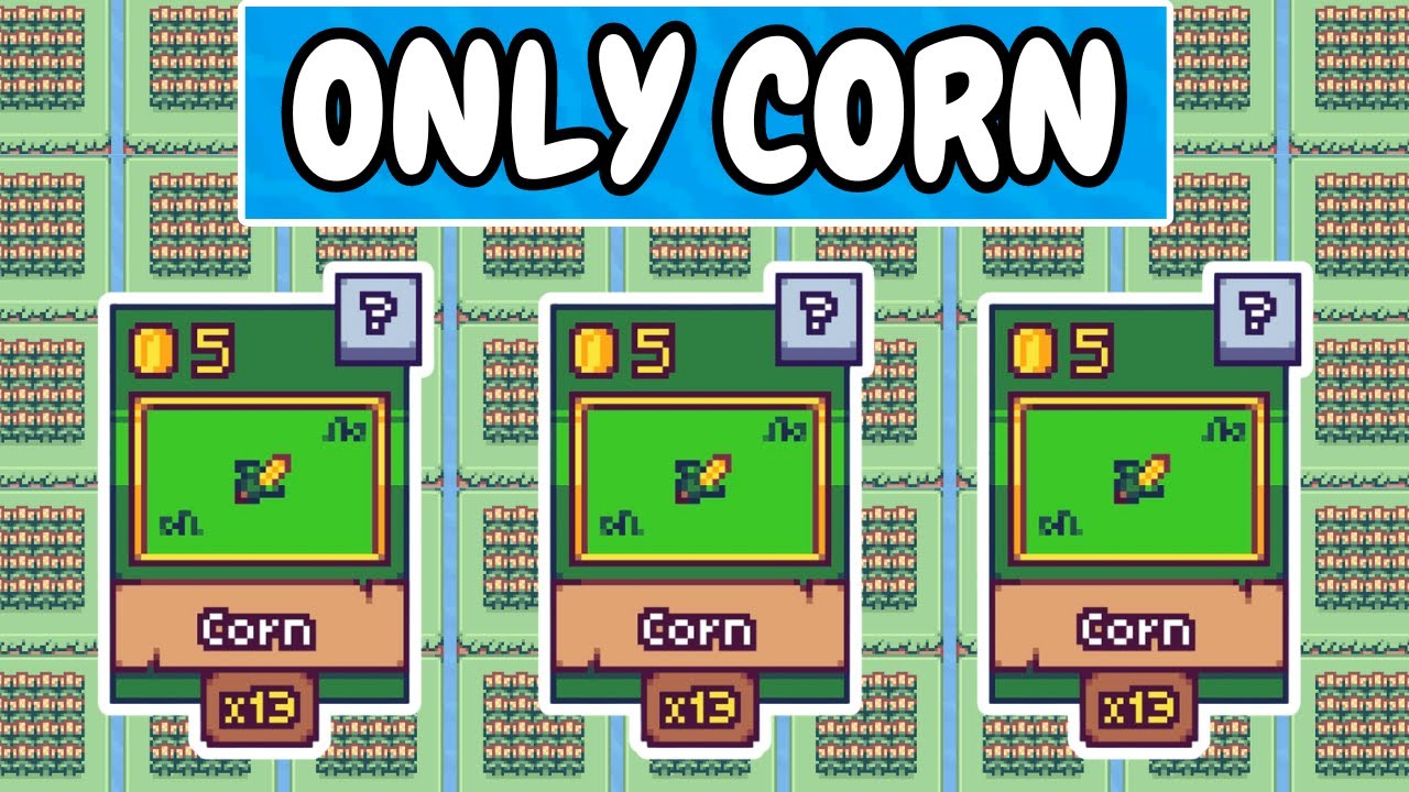 I'm only allowed to grow corn. It's insane. | Terracards 1.3.4