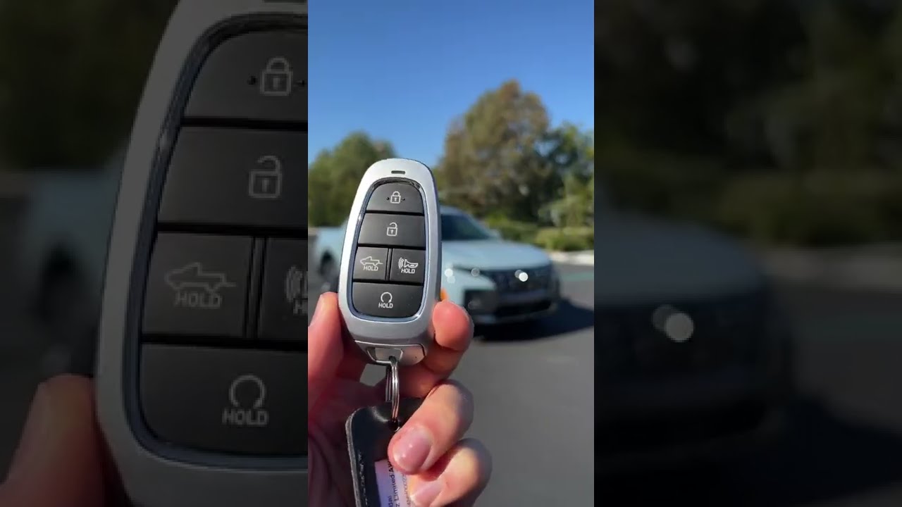 Check out the key for the 2022 Hyundai Santa Cruz #shorts