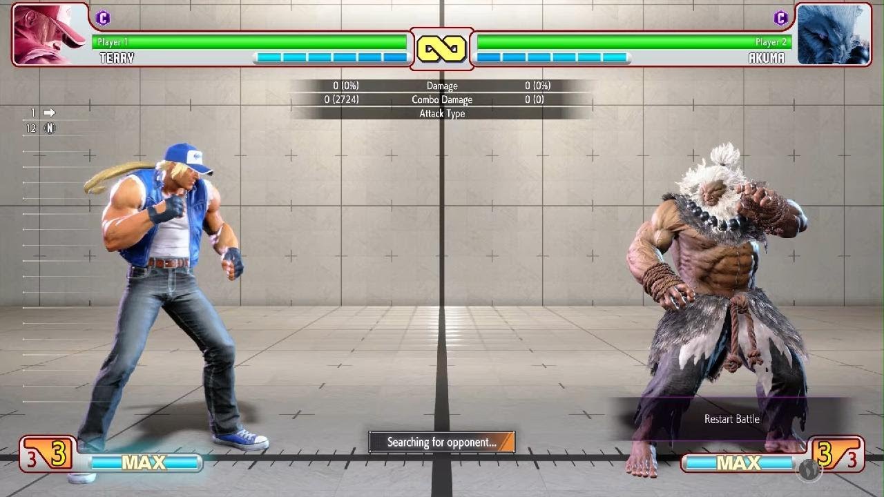 Street Fighter 6 Terry casual match vs Ryu