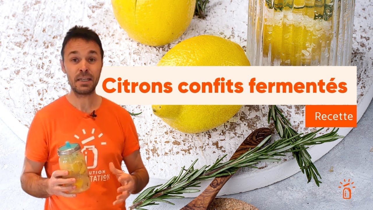 Recette de citrons confits fermentés