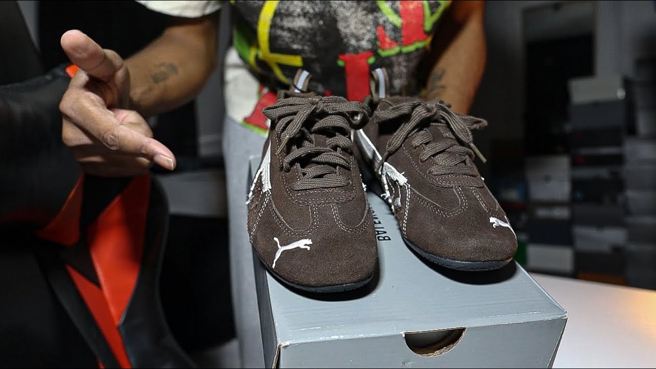 Как зашнуровать кроссовки Balenciaga x Puma Speedcat | Урок по зашнурованию свободными шнурками!