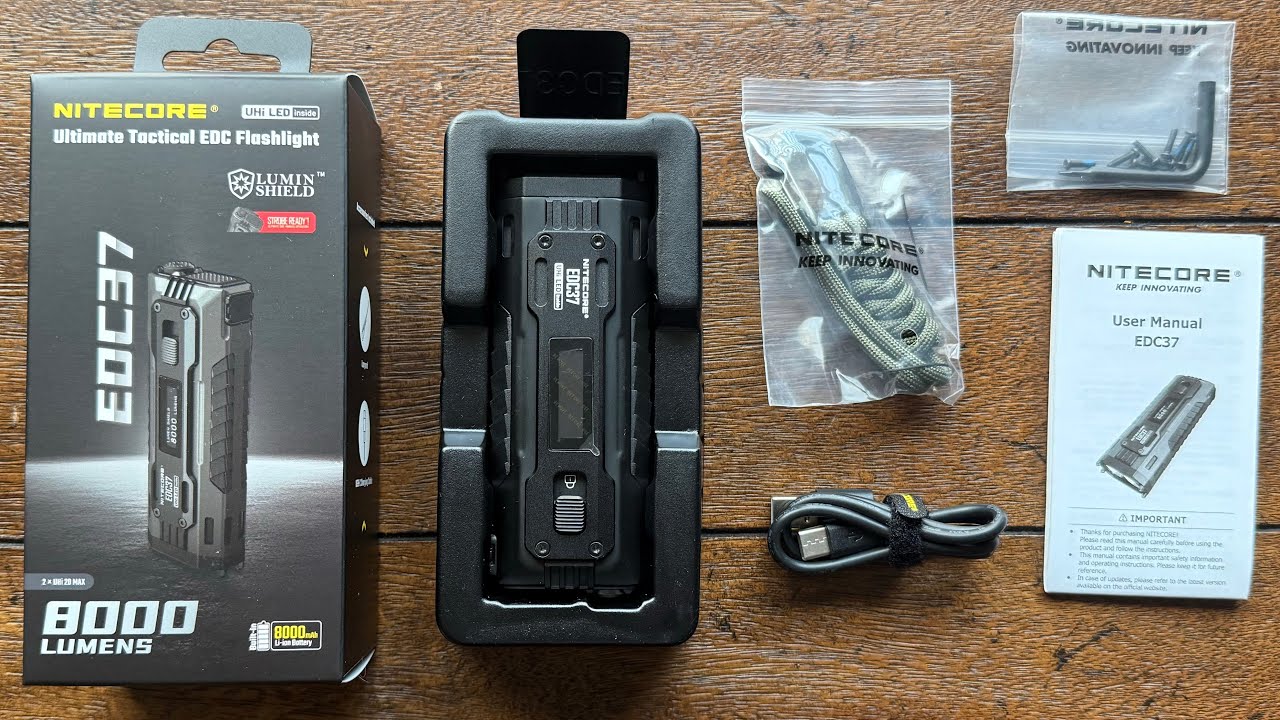 Обзор Nitecore EDC37 — 8000 люменов мощности!