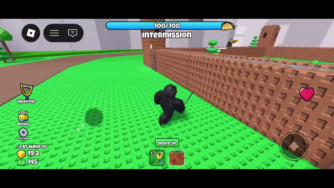 Trying to beat wave 100 in noob invaders part 1 fail