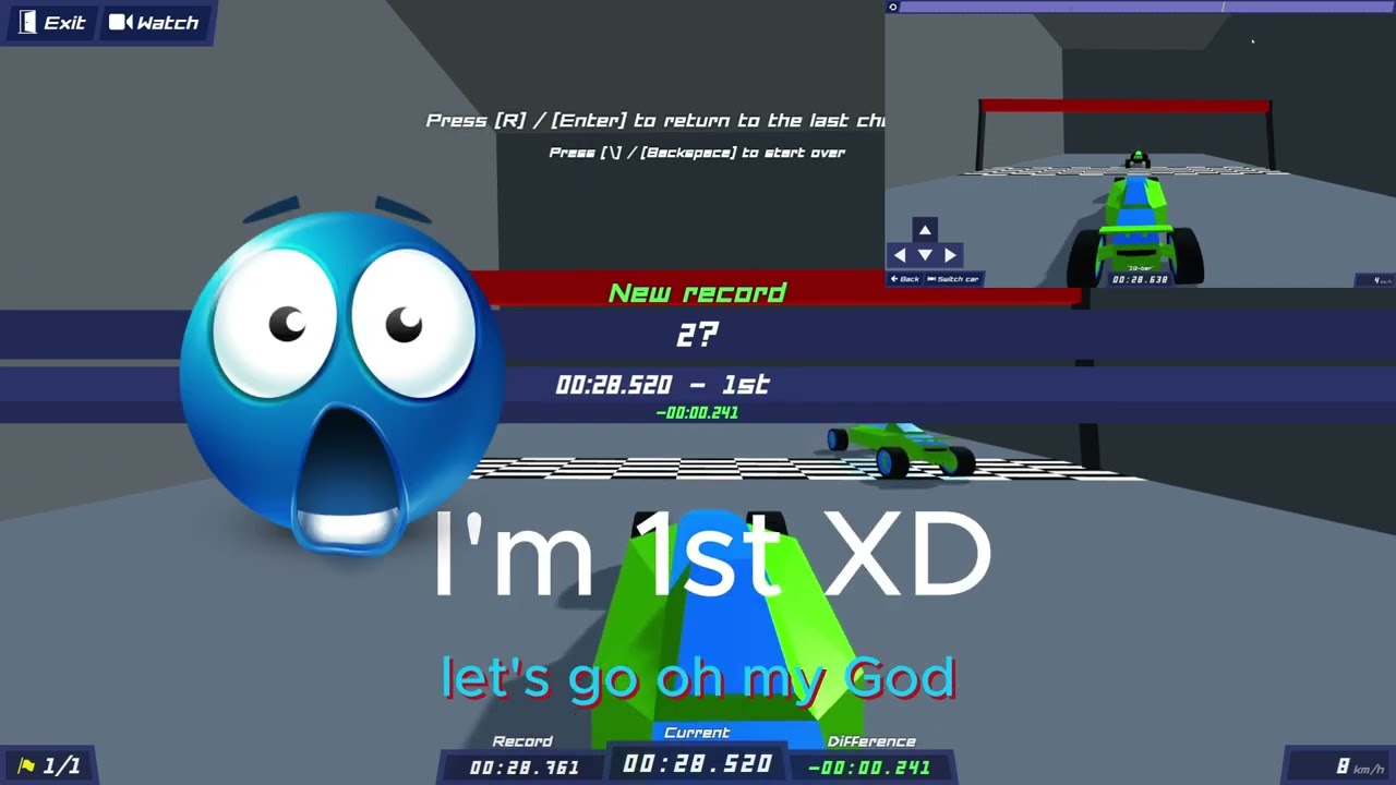 I got another world record in PolyTrack. Track by @MyNameIsNotBobHQ  Track Code in the description