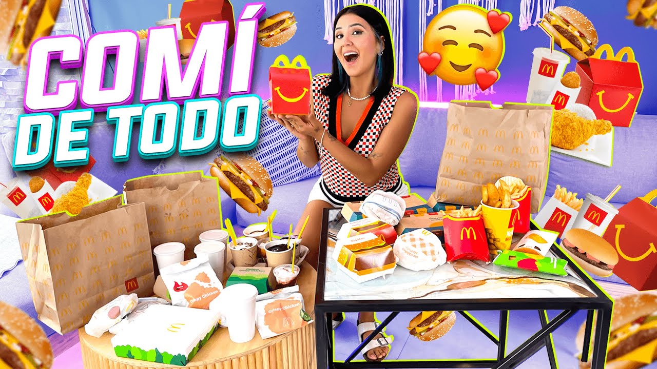 RETO: PROBANDO TODO EL MENÚ DE MCDONALDS | CAP. 2