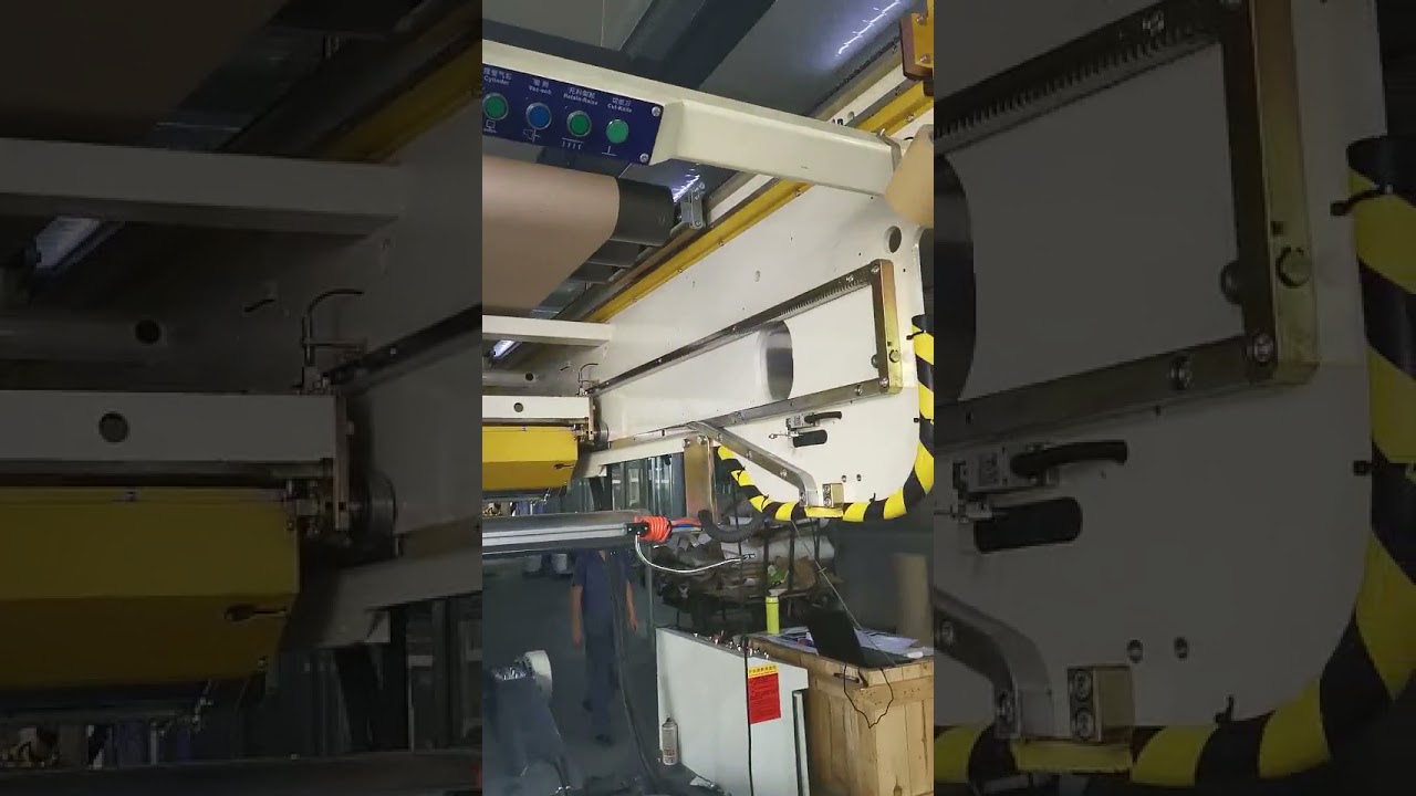 Auto Splicer applied in high speed flexo printer