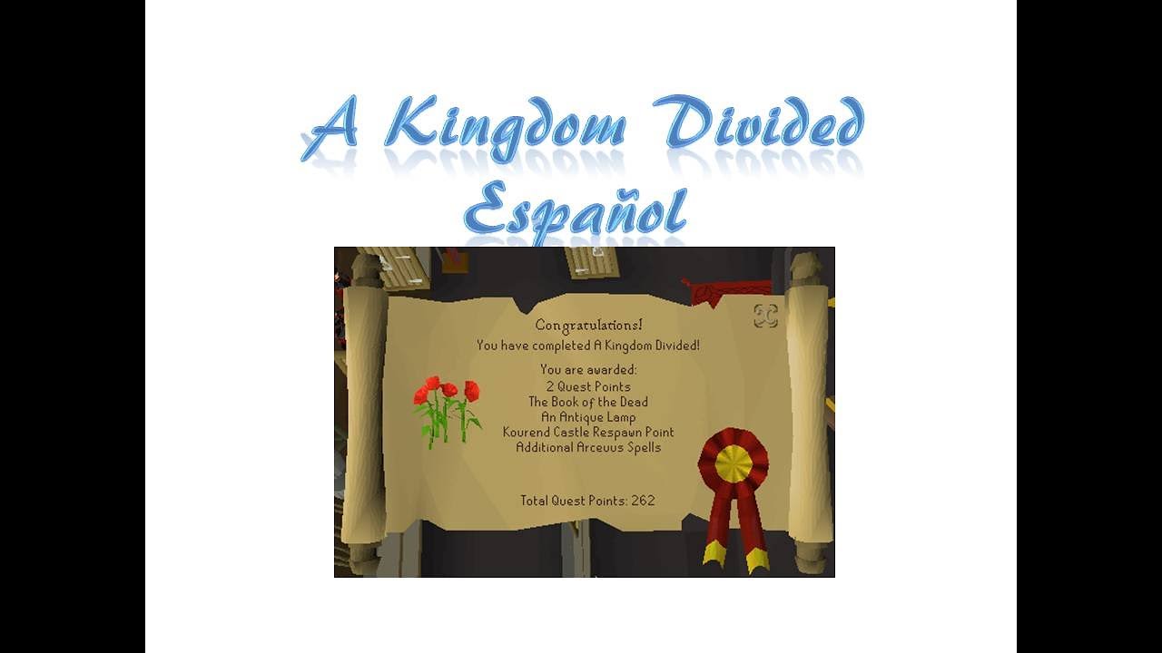 A Kingdom Divided OSRS Español