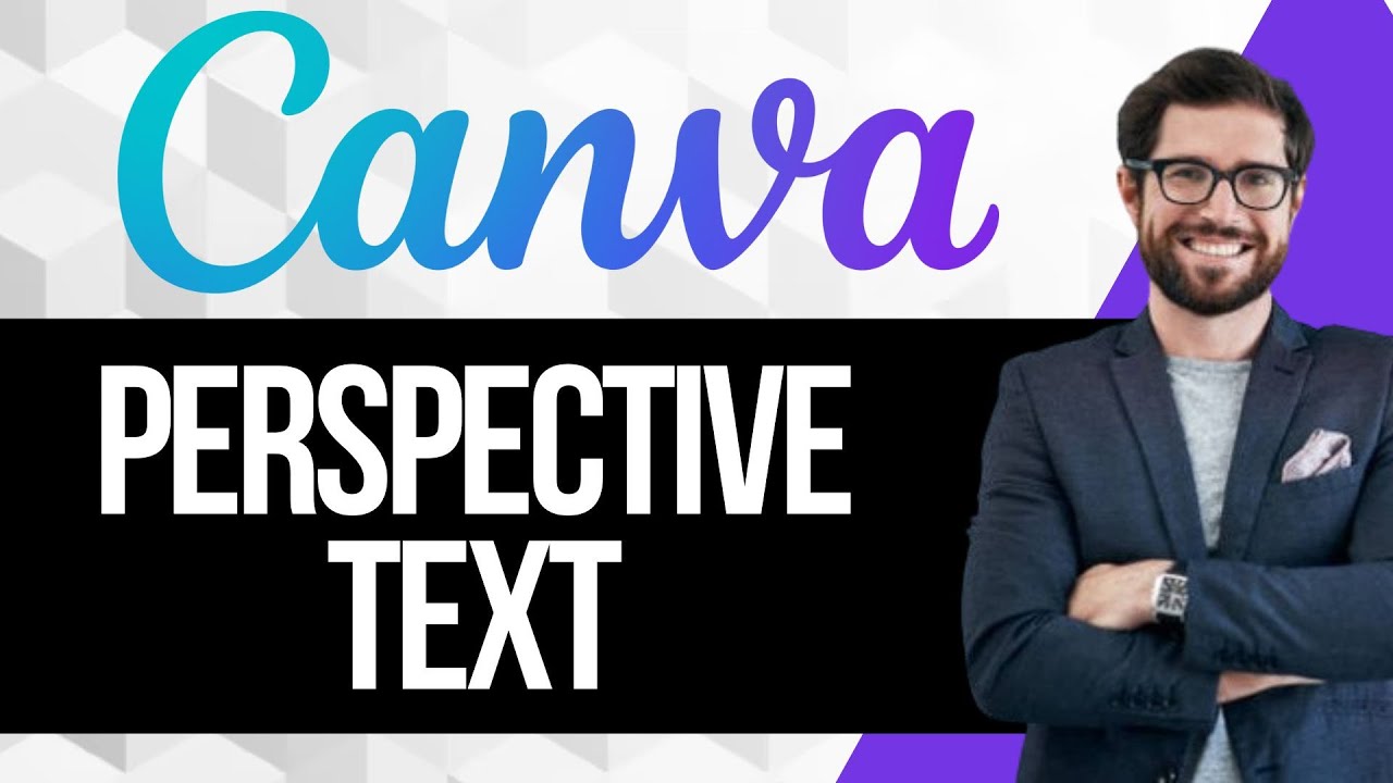 Как создать перспективный текст в Canva