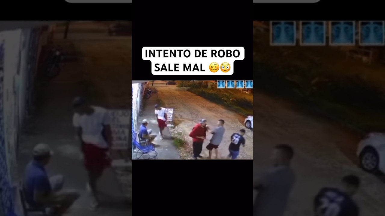 INTENTO DE ROBO SALE MAL 😳😳 #viralvideos #parati #fyp #dembowdominicano