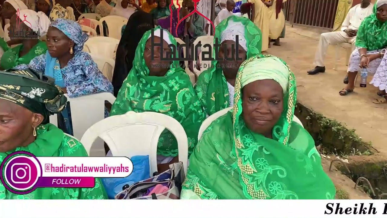 Sheikh Hadi Muhammad L Awwal's lecture at Sheikh Dr Alli Cisse Mosque Opening