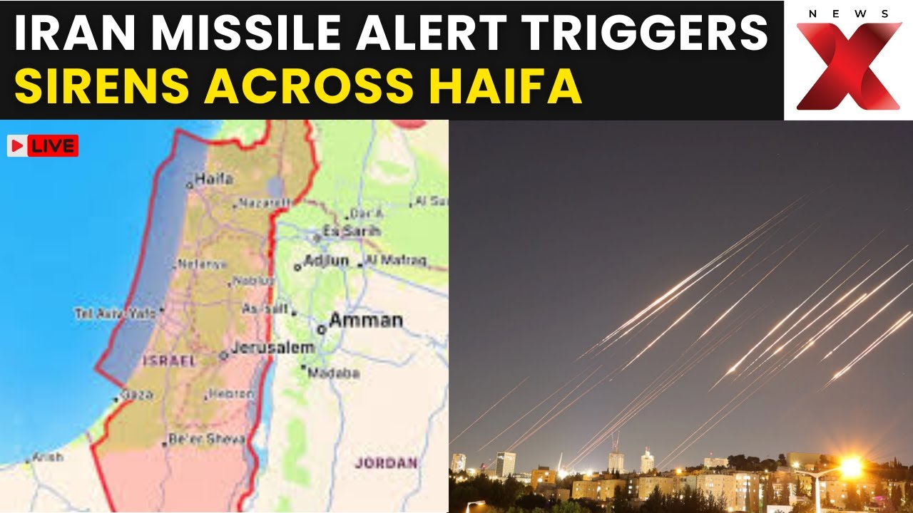 Sirens In Haifa LIVE: Sirens Blast In Haifa As Israel Intercepts Iranian Missile Overnight!