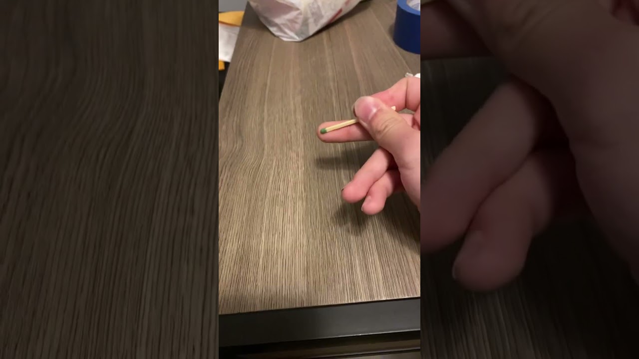 How to light a match without the striker box! #survival #lifehacks #matches #fyp