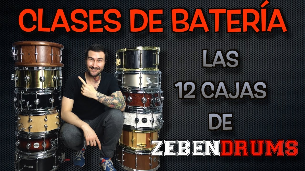 Clases de Batería - Las 12 cajas de Zebendrums