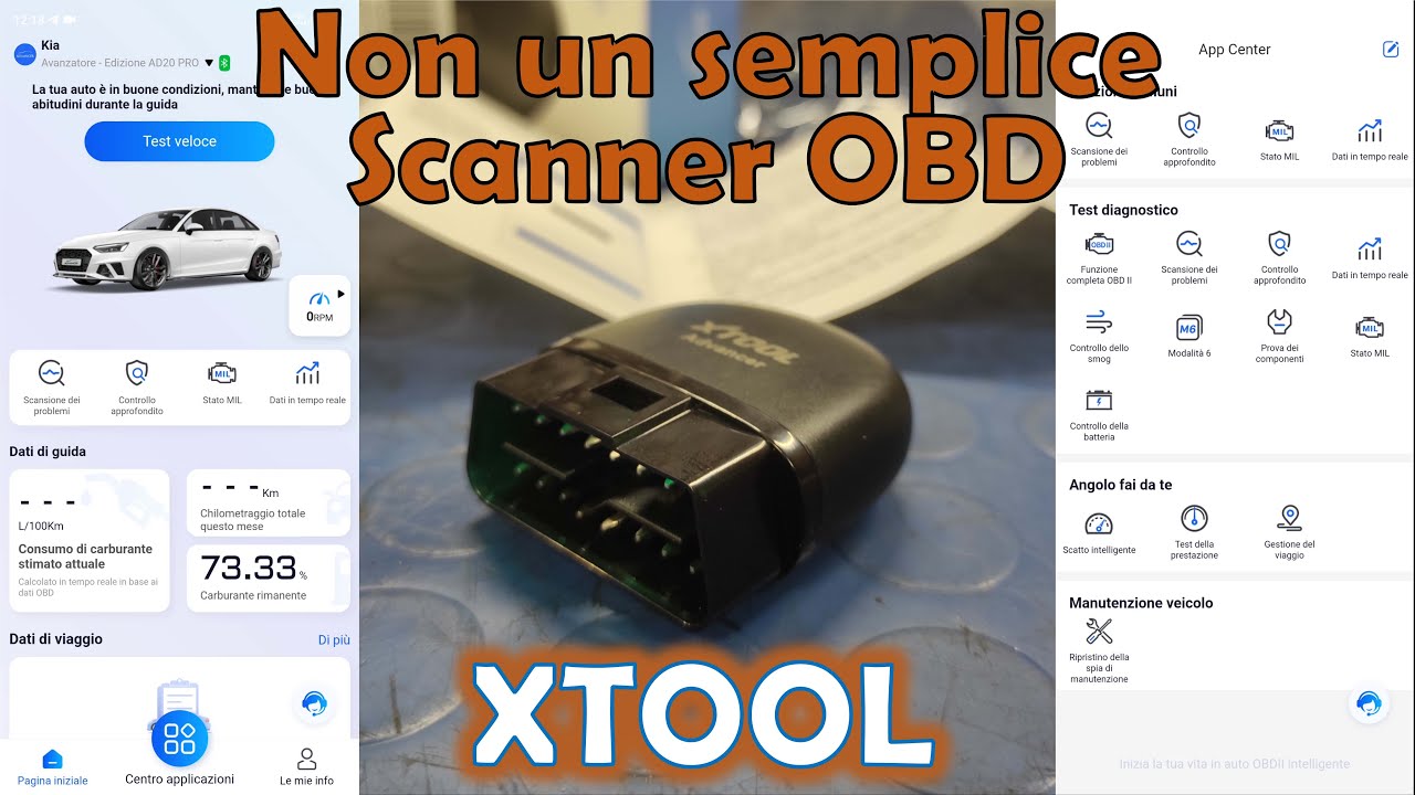 Si pu&ograve; MONITORARE COSTANTEMENTE l'auto❓ XTOOL AD20 PRO: Scanner OBD con una marea di funzioni