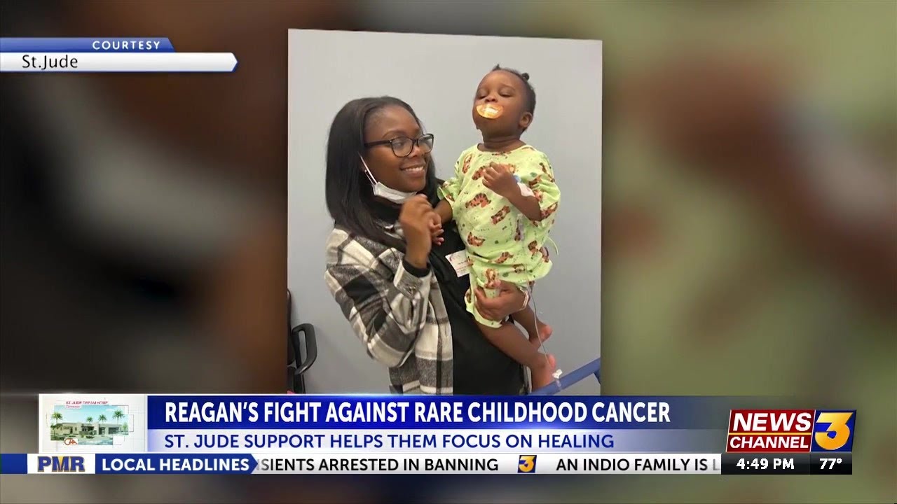 St. Jude supports Reagan's fight against rare childhood cancer