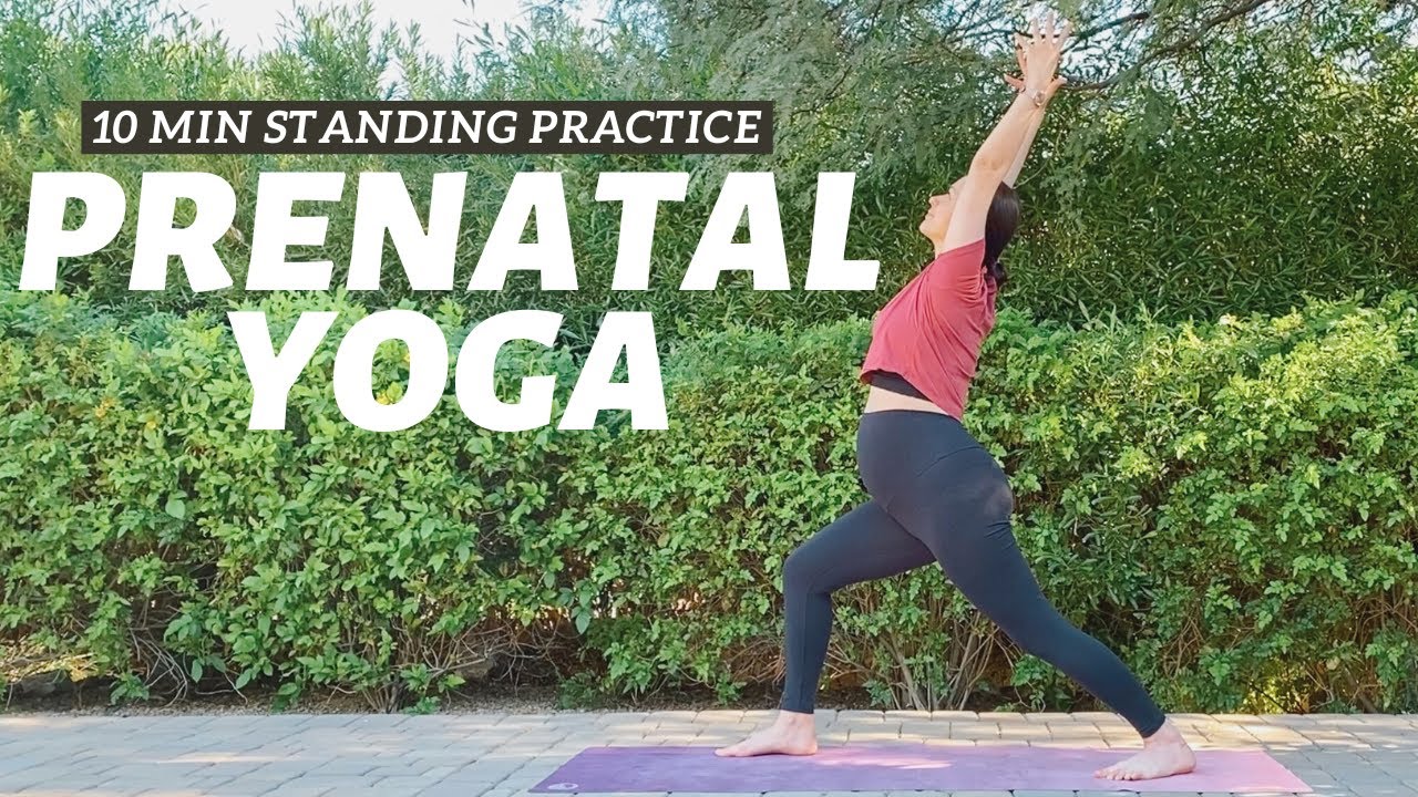 10 min Standing Prenatal Yoga | Strong & Grounding Practice