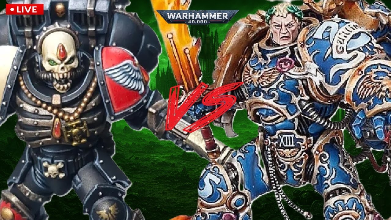 Part 2! 🩸Blood Angels vs ℧ Ultramarines! Warhammer 40k Tabletop Simulator (TTS)!